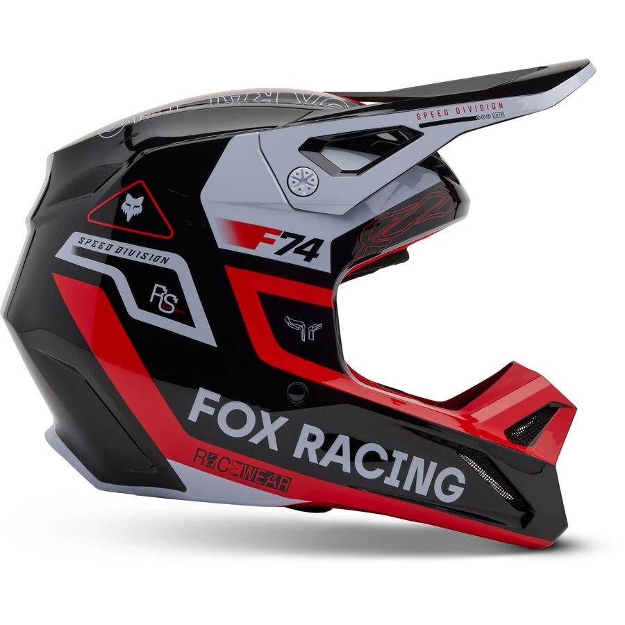 Casco Fox Racing 2025 V1 con MIPS - Especificaciones de carrera Foto 2 de 4