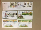 Six after 2000 Israel fdc with multiple stamps