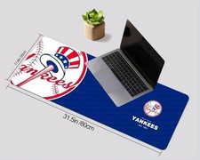 New York Yankees Sports Desk /Gaming Pad 31.5 x 11.5" Protects Surface New