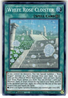 White Rose Cloister KICO-EN019 King's Court 1st Edition NM Super Rare