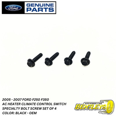 2005-2007 FORD F250 F350 HEATER CLIMATE CONTROL SWITCH SPECIALTY SCREW BOLT SET