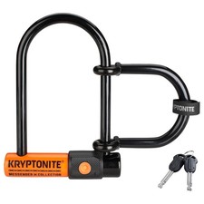 Kryptonite Bike D-Lock Evolution Messenger Mini+ Cycle Commuter U Lock Silver