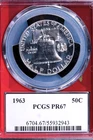 1963 Franklin Half Dollar PCGS PR67 Proof 50C Brilliant Cameo 💎