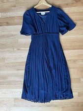 sezane dress 38 Navy EUC - Worn Just Once 