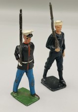 Britains Ltd Matrose und US Marine mit Gewehren Blei Spielzeug Soldaten Made in England