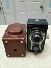 Vintage Alphax Ciro-Flex TLR Camera - 85mm f/3.5 Original Leather Case