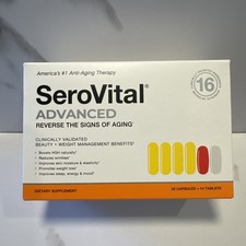 Serovital Advanced Supplement 28 Capsules  14 Tablets NIB Sealed EXP 1/27