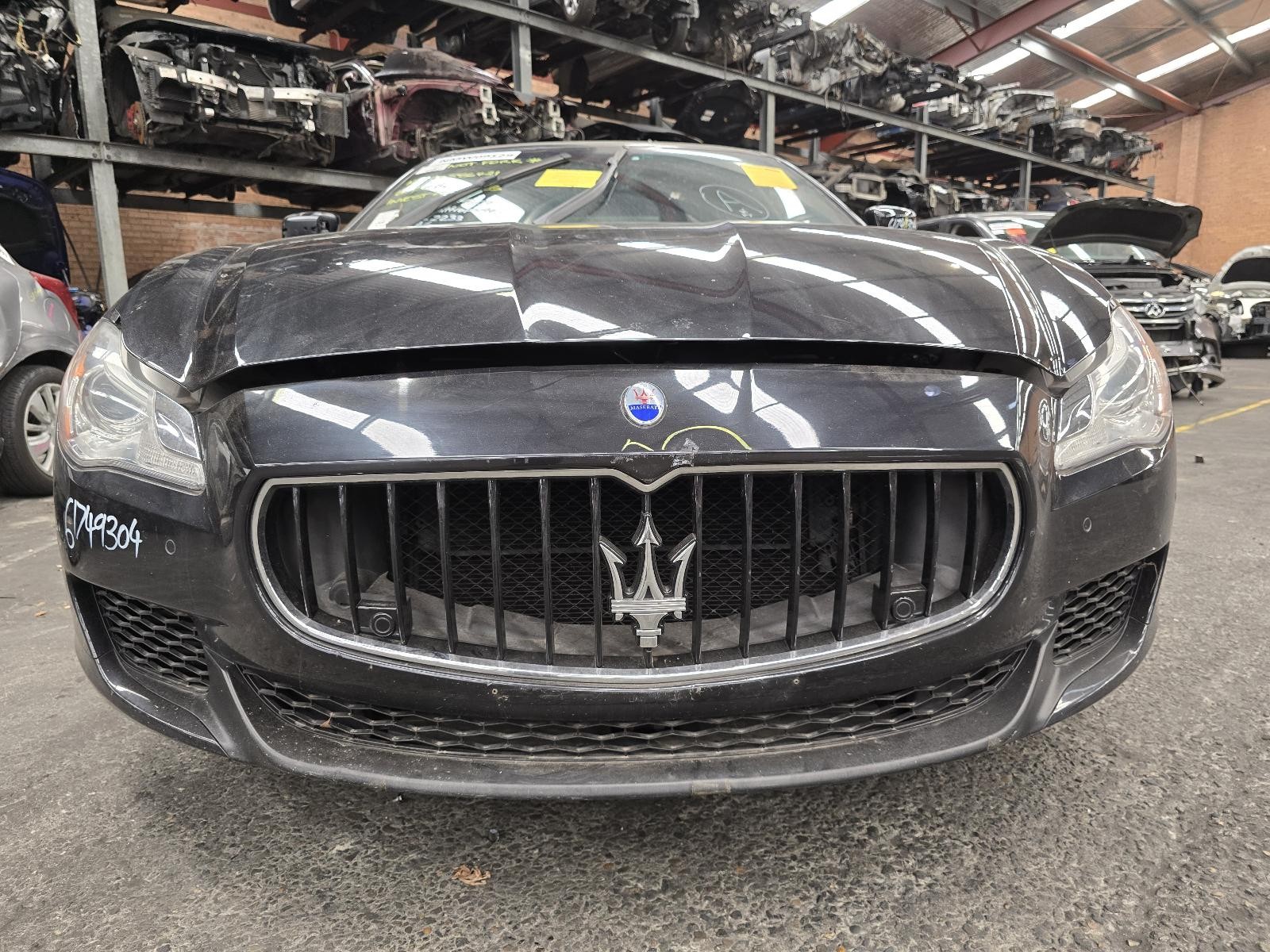 2014 Maserati Quattroporte M156 SUN VISOR RIGHT SIDE BLACK 10/2013-2023 NMW09129 image 11