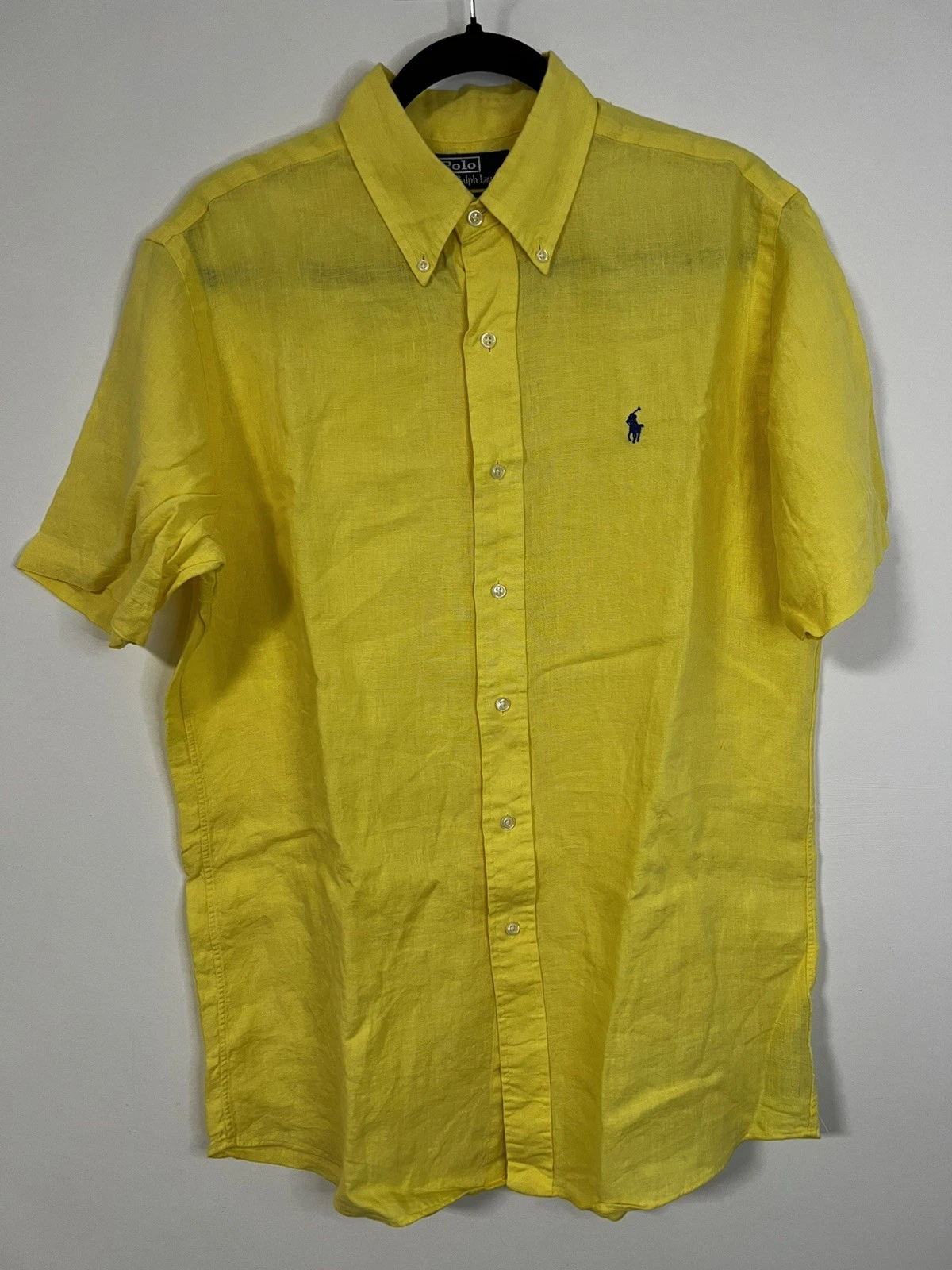 Ralph Lauren Shirt M Yellow Linen
Opens in a new window or tab