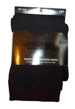 George girls 12-14 black heavyweight cotton tights