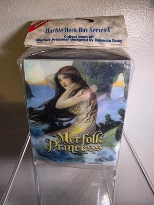 Vintage Toy Vault Deck Box MTG - 2003 Merfolk Princess - Art by Rebecca Guay NOS