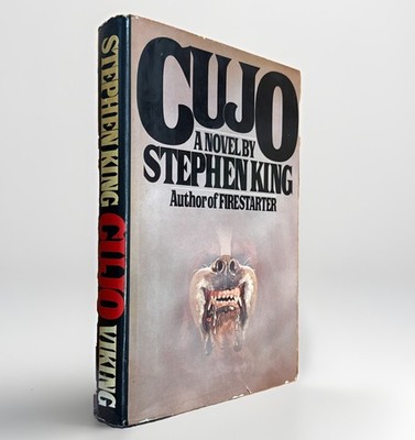 True 1st CUJO by Stephen King (1981) 1st Ed. 1st Print CUJO HARDCOVER WITH DJ