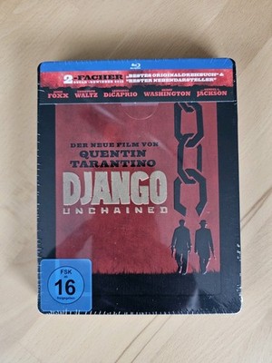 Django Unchained Tarantino Blu-ray Steelbook Geprägt Neu OVP in Folie 