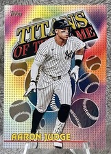 2026 Topps Series 1 Titans Of The Game #TOG-3 Aaron Judge Yankees refractor 