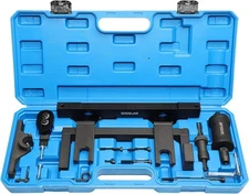 DPTOOL Camshaft Timing Flywheel Holder Tool Fuel Injector Remover Kit 16PC 