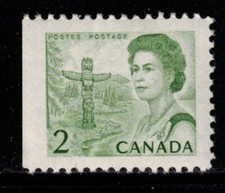CANADA - SCOTT 455ax - VFNH - FROM BOOKLET - QUEEN ELIZABETH II - 1970