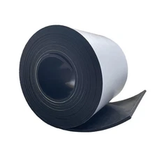 Solid Rubber Strips with Adhesive 1/8 (.125)" Thick X 4" Wide X 10'Long, Soli...