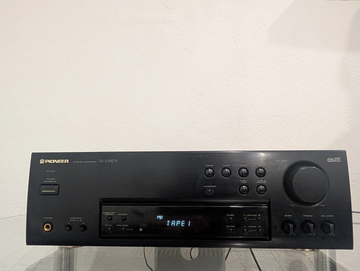 Pioneer SX-205RDS Stereo Receiver HiFi Verstärker Phono RDS +Anleitung 