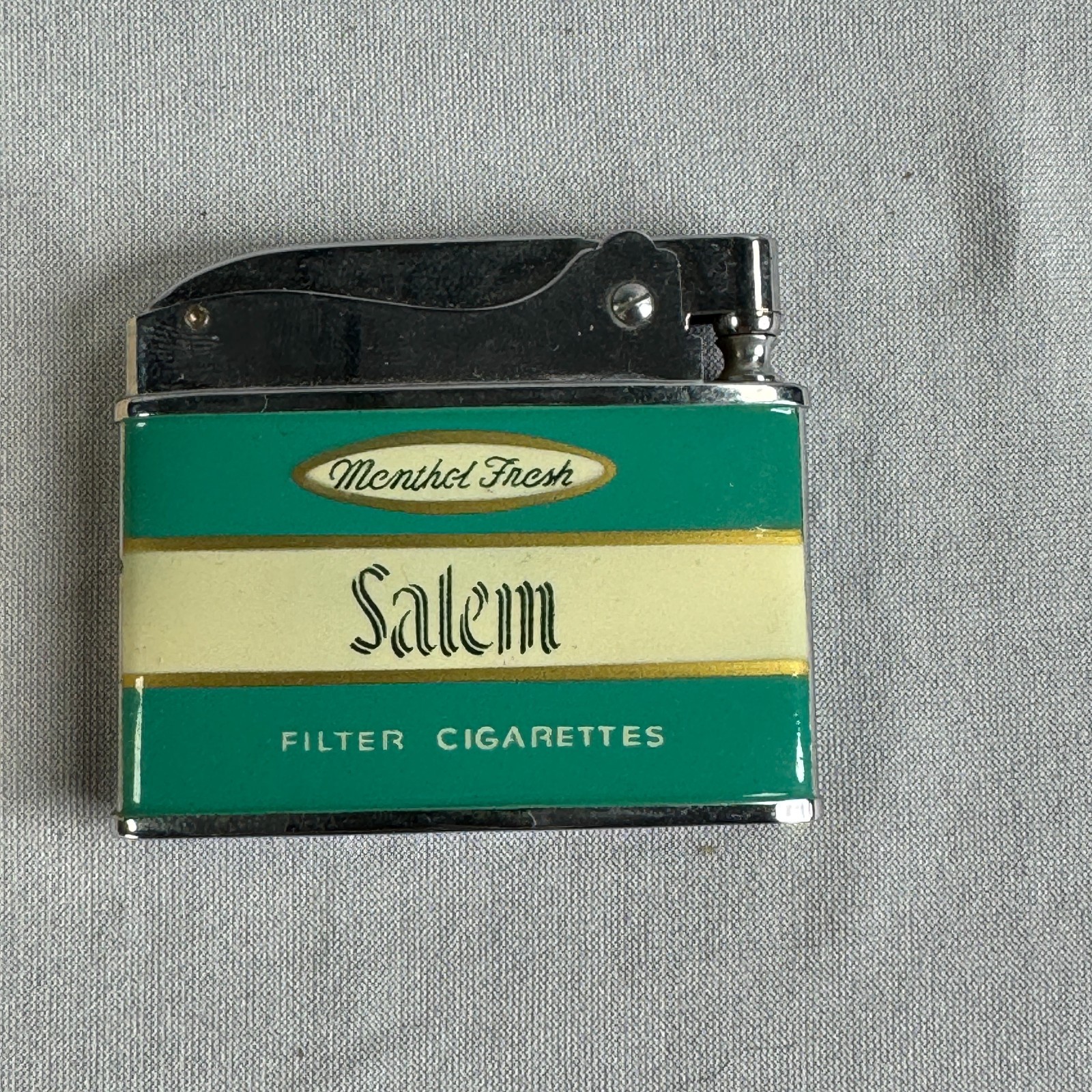 Vintage Salem Menthol Fresh Cigarette Pack Lighter “Modern” H.M.C Japan w/ Box thumbnail 4