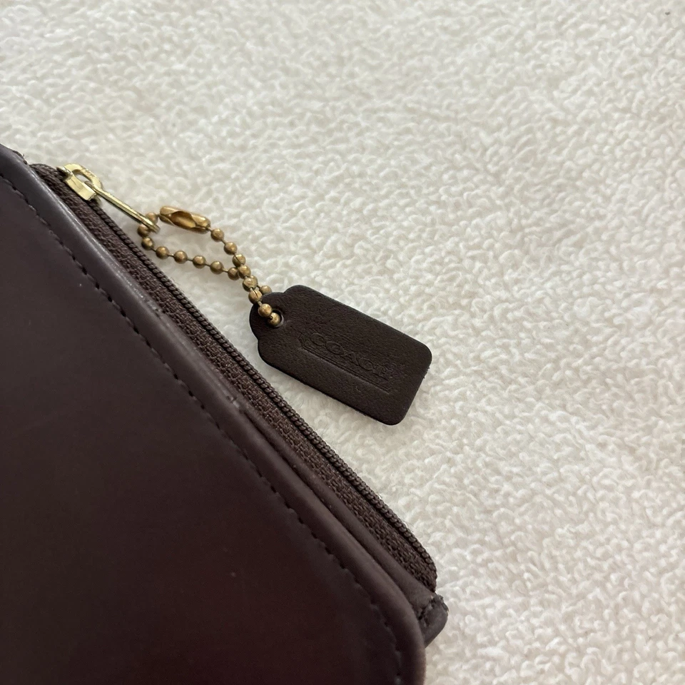 EXTREMELY RARE Coach 70s Brown Leather Wallet With Tag - Image 2 of 4
