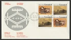 Canada #563b, Plains Indians, Artifacts, LL PB Tagged, First Day Cover, FDC 1972