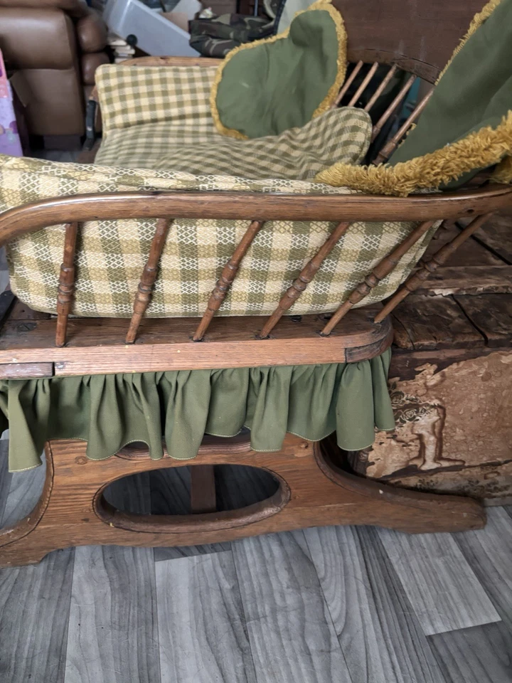 Antiguo asiento de banco Buckboard Wagon Foto 3 de 4