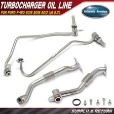 Supply and Return Turbocharger Oil Line for Ford F-150 2015 2016 2017 V6 2.7L