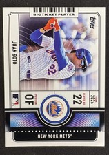 2026 Topps Series 1 Big Ticket Player Juan Soto Mets #BTP-11