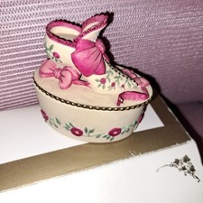 Willow Hall Shoe Trinket Box Victorian Shoes Jane Asher collection KITTY NIB New