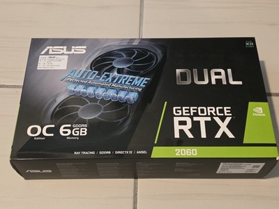 Nvidia RTX 2060 ASUS DUAL-RTX 2060-6G-EVO Graphics Card 6GB