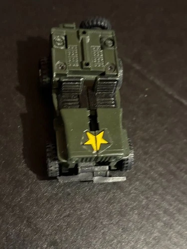 1983 Bandai Tonka GoBots Geeper Creeper Jeep Army MR-28 Transformer Robot Figure