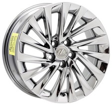 18 Lexus Es250 Es300h Es350 Hyper Chrome Wheel Rim Oem 74375 With Core Return 18 Lexus Es250 Es300h Es350 Hyper Chrome Wheel Rim Oem 74375 With Core Return