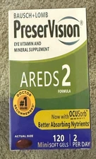 BB 01/2028 PreserVision Areds 2 Eye Vitamin and Mineral - 120 Softgels