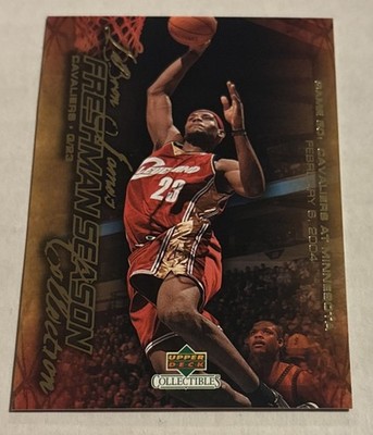 2004 Upper Deck Collectibles LeBron James Freshman Season #50  