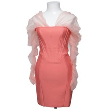 Cocktailkleid, Größe: M, Pink, Elasthan/Polyester, Einfarbig, Damen #WYL