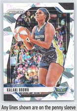 Kalani Brown 2024 Panini Prizm WNBA Ice Prizms Dallas Wings