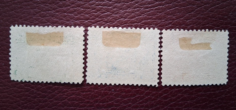 1920 Scott #548-550, M/F/H/NG, Pilgrim Tercentenary, 3 Stamps Complete set  - Image 3 of 4