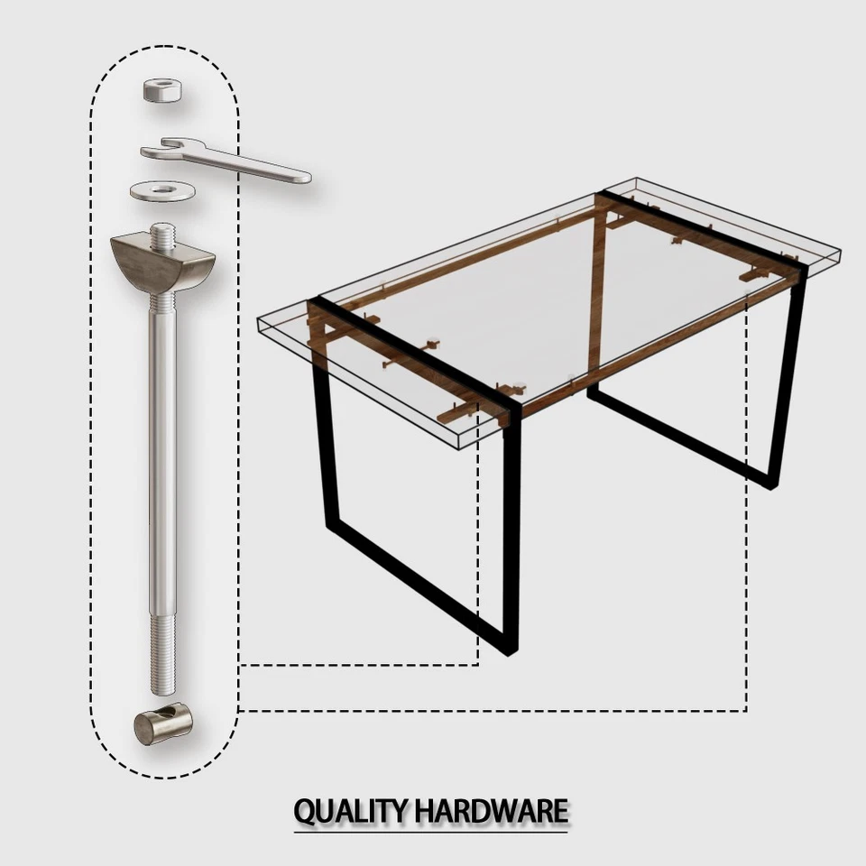 Natural Wood Dining Table Dining Chair Medieval Wooden Kitchen Dining Table Set - Image 4 of 4