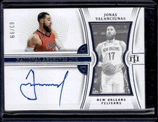 2023-24 Panini National Treasures #NAI-JVA Jonas Valanciunas Archives Ink /99