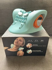 Electric Cervical Massager Neck Point Massage Pillow Heated Neck Stretcher Pain 