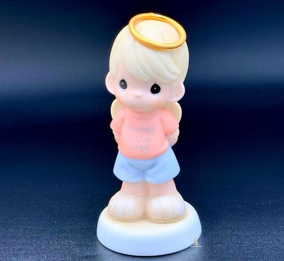 Precious Moments Mommy s Little Angel Boy Figurine with Halo & Wings