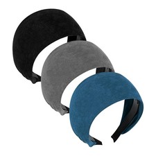 Faux Suede Wide Headbands, Large Soft Headbands with Teeth for Women Girls, N...