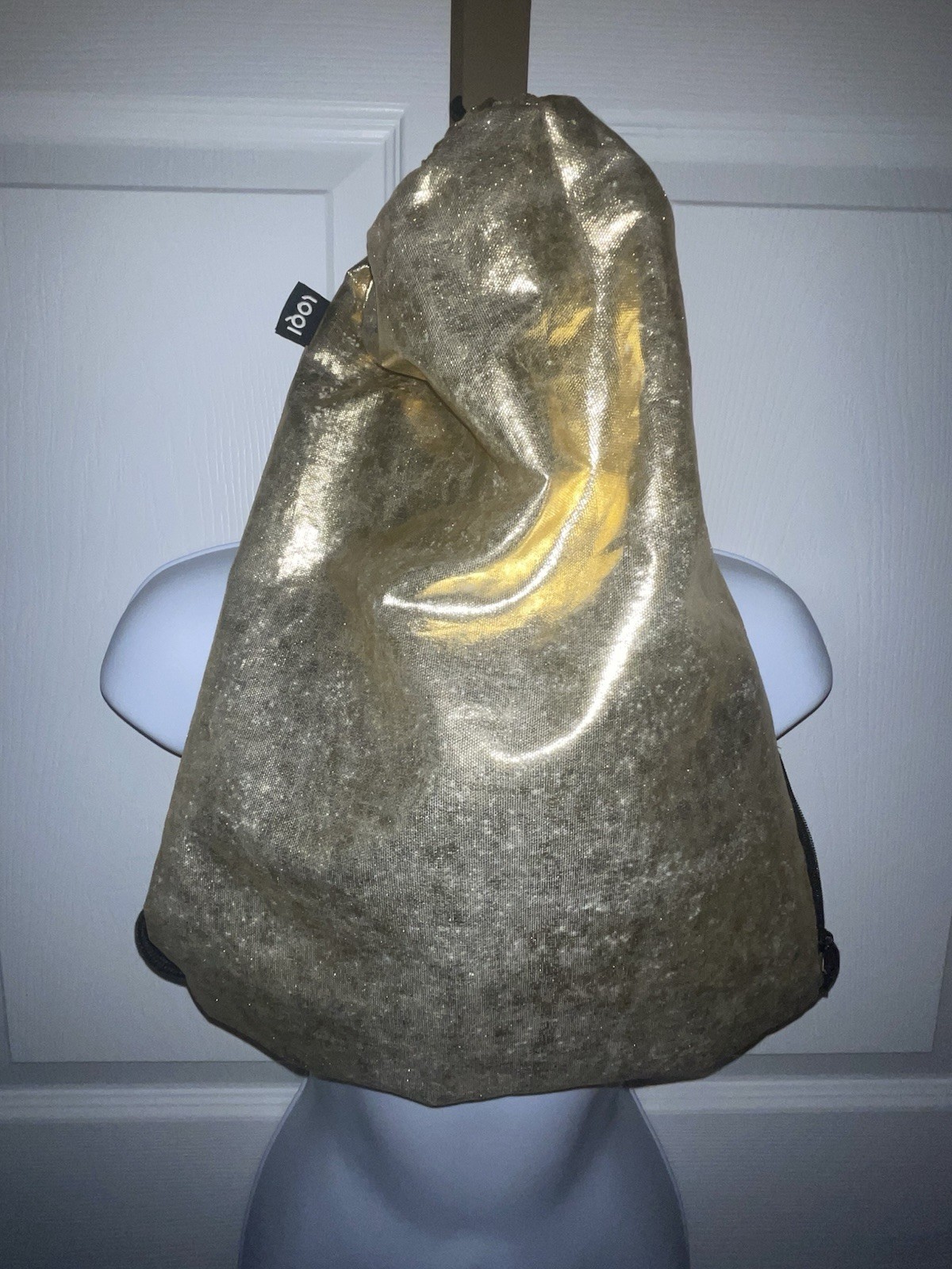 💐  LOQI  Drawstring Knapsack Backpack 🎒 Metalli… - image 10