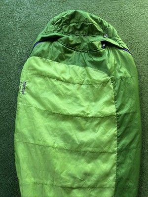 Marmot Women's Trestles 30 F / -1 C  Long Mummy Sleeping Bag Green -Lightly used