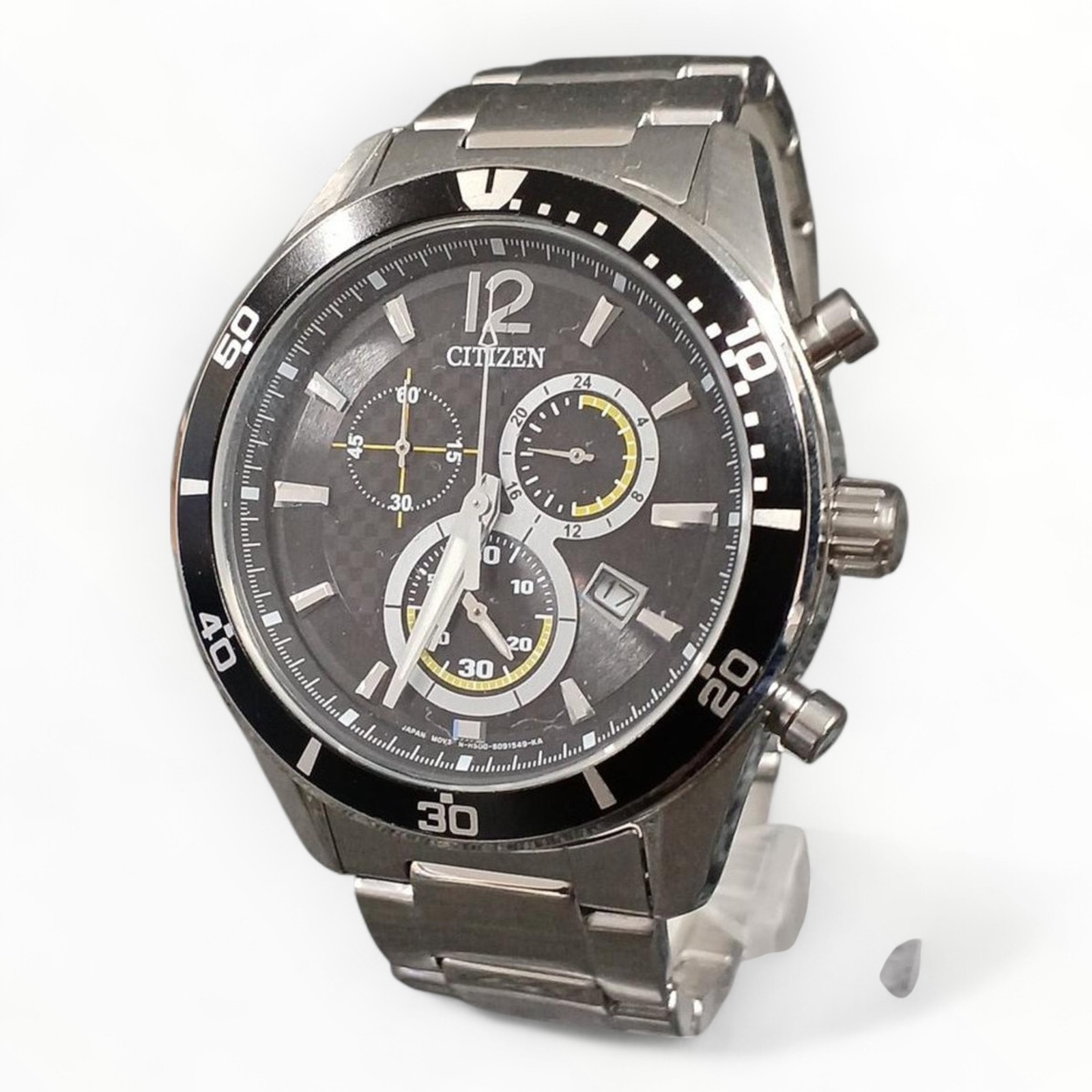 CITIZEN H500-S061091 Men's 2380 Authentic Stainless Steel Wristwatch