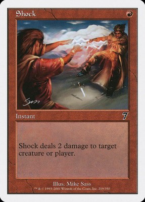 Shock [Seventh Edition] Moderately Played