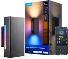 Govee Outdoor Updown Wall Light, 1 Pack, 1200LM RGBICWW Smart Porch Lights Outdo