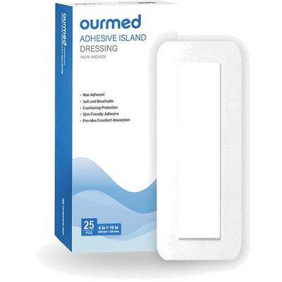 Wundpflaster sterile 10x25 cm selbstklebend 25 Stück Pflaster Verband