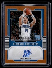 2023-24 Panini Contenders Optic Perennial Autographs Orange Gary Harris Auto