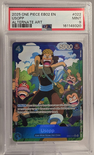 Usopp (Alternate Art) graded PSA 9 for sale on eBay